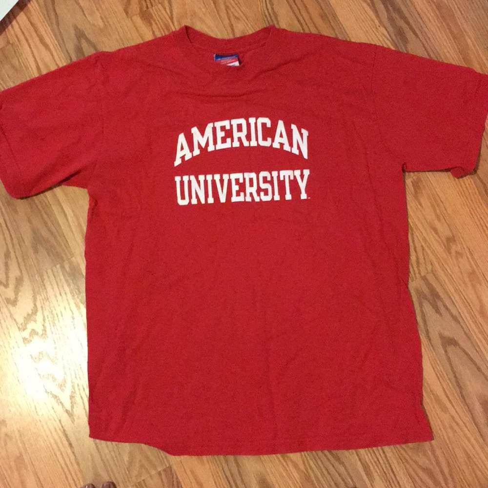 Champion American University T shirt size L